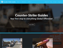 Tablet Screenshot of counterstrikeguides.com